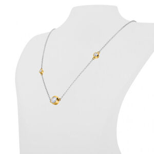 SOFIA strieborný náhrdelník AEAN0336Z/RG