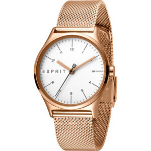 ESPRIT dámske hodinky Essential Silver Rose Mesh ES1L034M0085
