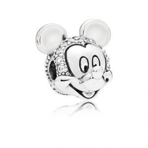 PANDORA Disney korálka Trblietavý portrét Mickeyho 797495CZ