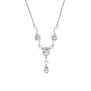 SOFIA strieborný náhrdelník so zirkónmi AEAN1144Z/R