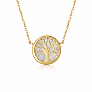 SOFIA zlatý náhrdelník strom života AG8856-CADENA-14KYG