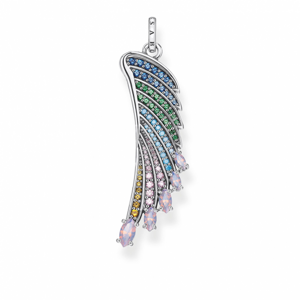 THOMAS SABO prívesok Bright silver-coloured hummingbird wing PE876-347-7