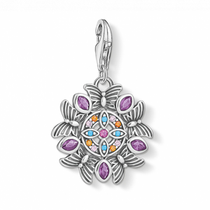 THOMAS SABO strieborný prívesok charm Amulet kaleidoscope silver 1827-477-7