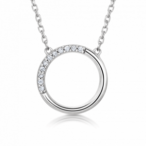 SOFIA zlatý náhrdelník s krúžkom AUBKHG54G0P-ZY