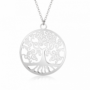 SOFIA strieborný náhrdelník strom života AM3099CLK-45+5