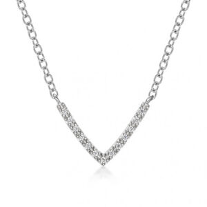 SOFIA strieborný náhrdelník so zirkónmi AEAN0606Z/R40+10