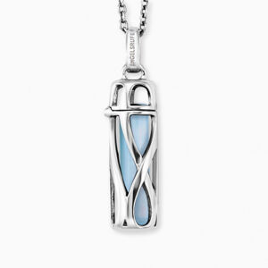 ENGELSRUFER náhrdelník s kameňom veľ. S - modrý achát ERN-HEAL-BA-S