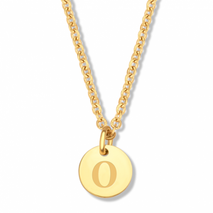 CO88 oceľový náhrdelník s písmenom O C88CN-26152
