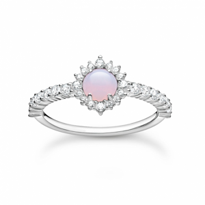 THOMAS SABO prsteň Opal-Imitation shimmering pink TR2344-166-7