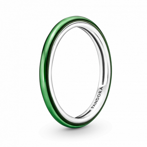 PANDORA ME prsteň so zelenou glazúrou 199655C03
