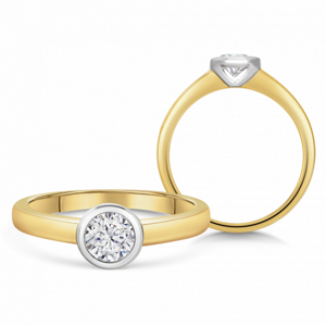 SOFIA DIAMONDS zlatý zásnubný prsteň s diamantom 0,50 ct BDRB00159YG