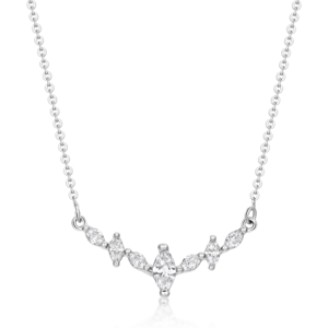 SOFIA strieborný náhrdelník so zirkónmi WWPS180352N-1