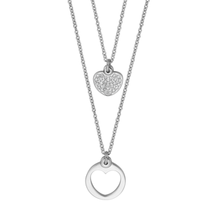 ESPRIT oceľový náhrdelník so srdiečkom ESNL01432142